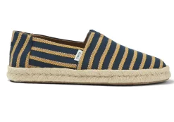 Herren TOMS Espadrilles*Espadrille Alpargata Seilsohle 2.0 Marineblaues University Mehrfarbig Gestreift