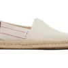 Herren TOMS Espadrilles*Espadrille Alpargata Seilsohle 2.0 Naturweis/Orange Gestreift