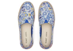 Damen TOMS Espadrilles*Espadrille Aus Alpargata-Seil Jacquard Blau Multi Mediterrane Kacheln