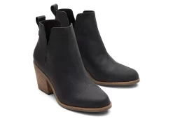 Damen TOMS Heels & Wedges*Everly Stiefeletten Schwarzes Leder