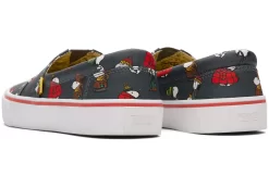 Damen TOMS Sneakers*Fenix Slipper Snoopy Print Matte Black