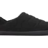 Damen TOMS Hausschuhe*Hausschuhe Ezra Black Quilted Felt