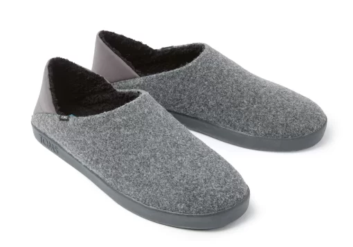 Herren TOMS Hausschuhe*Hausschuhe Ezra Smoke Grey