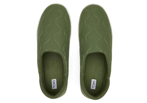 Herren TOMS Hausschuhe*Hausschuhe Ezra Bronze Green