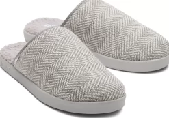 Herren TOMS Hausschuhe*Hausschuhe Harbor Grau