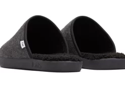 Herren TOMS Hausschuhe*Hausschuhe Harbor Schwarz