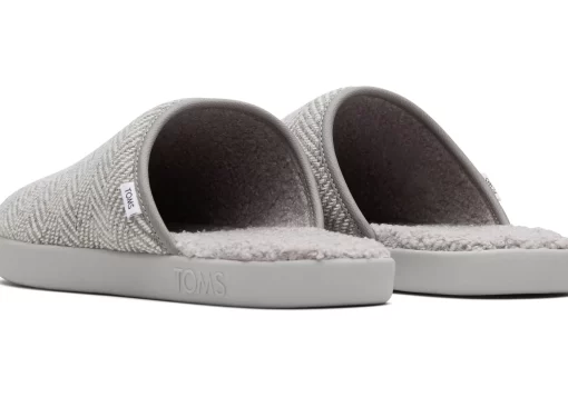 Herren TOMS Hausschuhe*Hausschuhe Harbor Grau