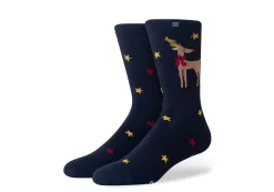 Damen TOMS *Hohe Crew-Socken Mit Rentiermotiv Reindeer Crew