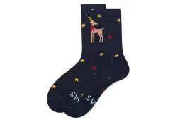 Damen TOMS *Hohe Crew-Socken Mit Rentiermotiv Reindeer Crew