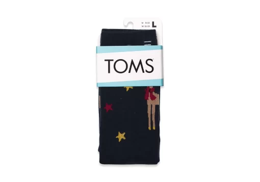 Damen TOMS *Hohe Crew-Socken Mit Rentiermotiv Reindeer Crew