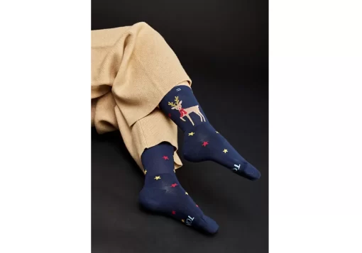 Damen TOMS *Hohe Crew-Socken Mit Rentiermotiv Reindeer Crew