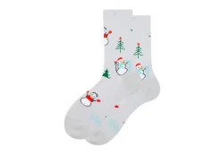 Damen TOMS *Hohe Crew-Socken Mit Schneemannmotiv Snowman Crew