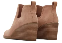 Damen TOMS Heels & Wedges*Kallie Brown Suede Wedge Boot Braun