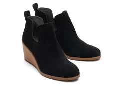 Damen TOMS Heels & Wedges*Kallie Keilabsatz-Stiefelette Grose Breite Schwarz Breit