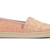 Kinder TOMS *Kinder-Alpargata Chunky Glitzer Schuhe Pink Chunky Glitter