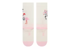 Damen TOMS *Light Cushioned Crew Socks Flamingos White Flamingo