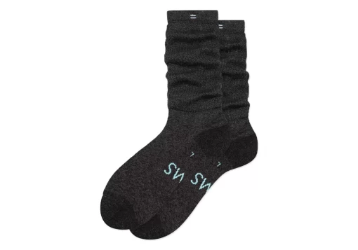 Damen TOMS *Lockere Crew-Socken Schwarz