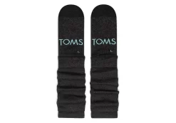 Damen TOMS *Lockere Crew-Socken Schwarz