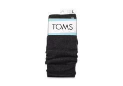 Damen TOMS *Lockere Crew-Socken Schwarz