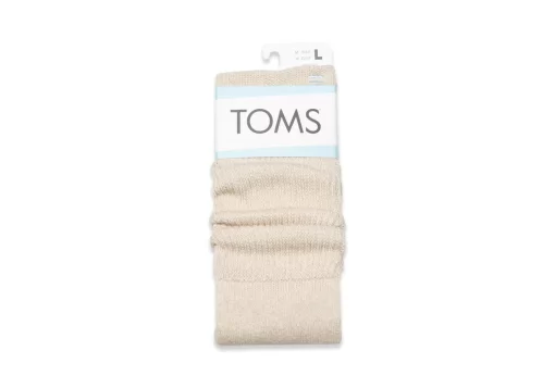 Damen TOMS *Lockere Crew-Socken Cremeweis