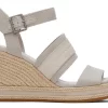 Damen TOMS Heels & Wedges*Madelyn Wedge Sandal Kieselgrauer Canvas