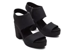 Damen TOMS Heels & Wedges*Majorca Rope Platform Sandal Schwarz Korbgeflecht