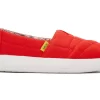 Damen TOMS Sneakers*Mallow Alpargata Snoopy Hausschuche Rot