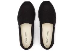 Damen TOMS Slipper*Midform Alpargata Schwarz