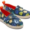 Kinder TOMS *Mini-Alpargata Mit Emotion Monsters Indigo Glow