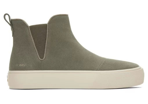 Damen TOMS Sneakers*Plateau-Chelsea-Boots Fenix Vetiver-Grau