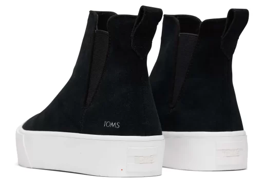 Damen TOMS Sneakers*Plateau-Chelsea-Boots Fenix Schwarz