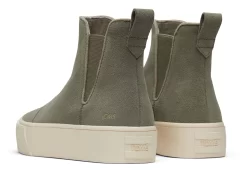 Damen TOMS Sneakers*Plateau-Chelsea-Boots Fenix Vetiver-Grau