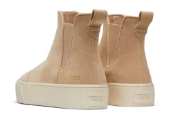 Damen TOMS Sneakers*Plateau-Chelsea-Boots Fenix Suede Oatmeal