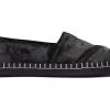 Damen TOMS Slipper*Plusch-Alpargata Mit Lederbezug Black Plush Foil