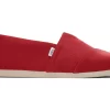 Herren TOMS Alpargata*Recycelte Baumwolle Alpargatas Rot