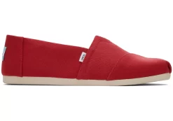 Herren TOMS Alpargata*Recycelte Baumwolle Alpargatas Rot