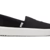 Herren TOMS Sneakers*Rover Trainers Recycled Cotton Schwarze Recycelte Baumwolle