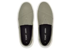 Herren TOMS Sneakers*Rover Trainers Recycled Cotton Vetiver-Graue Recycelte Baumwolle