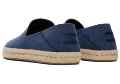 Herren TOMS Espadrilles*Santiago Recycled Cotton Marineblaue Recycelte Baumwolle