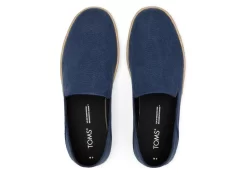 Herren TOMS Espadrilles*Santiago Recycled Cotton Marineblaue Recycelte Baumwolle