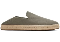 Herren TOMS Espadrilles*Santiago Recycled Cotton Canvas Vetiver-Graue Recycelte Baumwolle