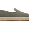 Herren TOMS Espadrilles*Santiago Suede Vetivergraues Wildleder