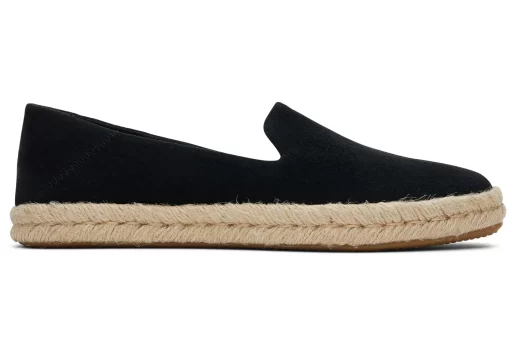 Damen TOMS Espadrilles*Santiago Suede Suede Schwarz