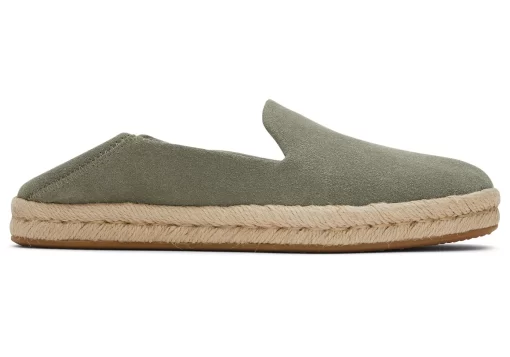 Damen TOMS Espadrilles*Santiago Suede Vetivergraues Wildleder