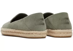 Damen TOMS Espadrilles*Santiago Suede Vetivergraues Wildleder