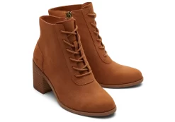 Damen TOMS Heels & Wedges*Schnurstiefel Evelyn Suede Tan