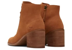 Damen TOMS Heels & Wedges*Schnurstiefel Evelyn Suede Tan