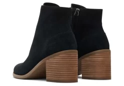 Damen TOMS Heels & Wedges*Schnurstiefel Evelyn Suede Black