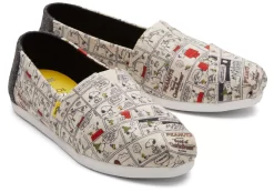 Damen TOMS Alpargata*Snoopy/Woodstock Alpargata Comic Natural