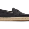 Herren TOMS Espadrilles*Stanford 2.0 Rope Espadrille Schwarze Recycelte Baumwolle